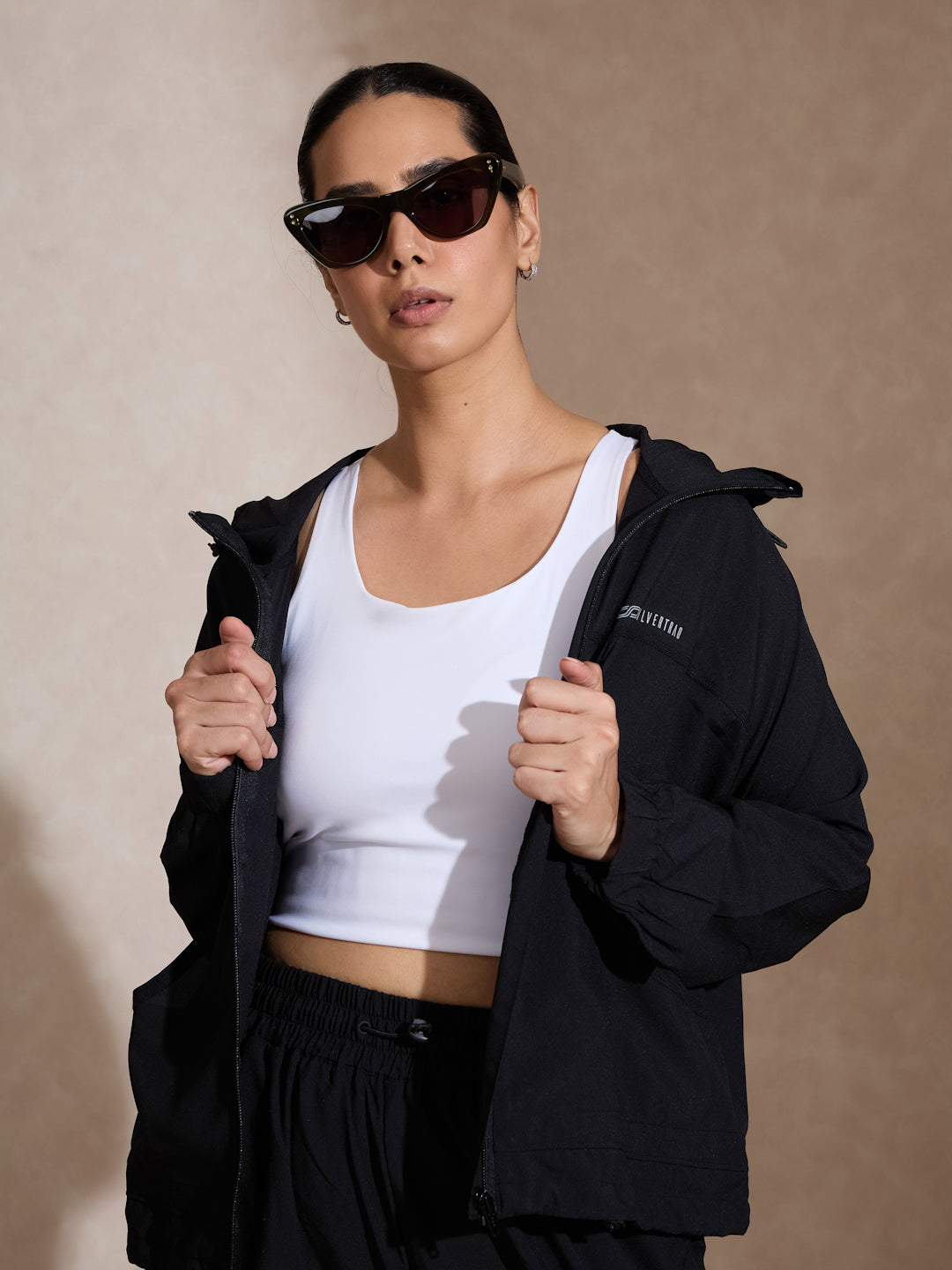 Utility Cargo Jacket Black