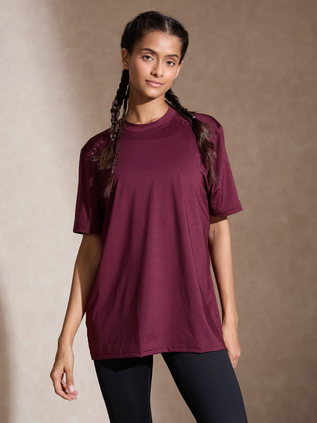 Shop-Boyfriend TraqDry Tee Plum