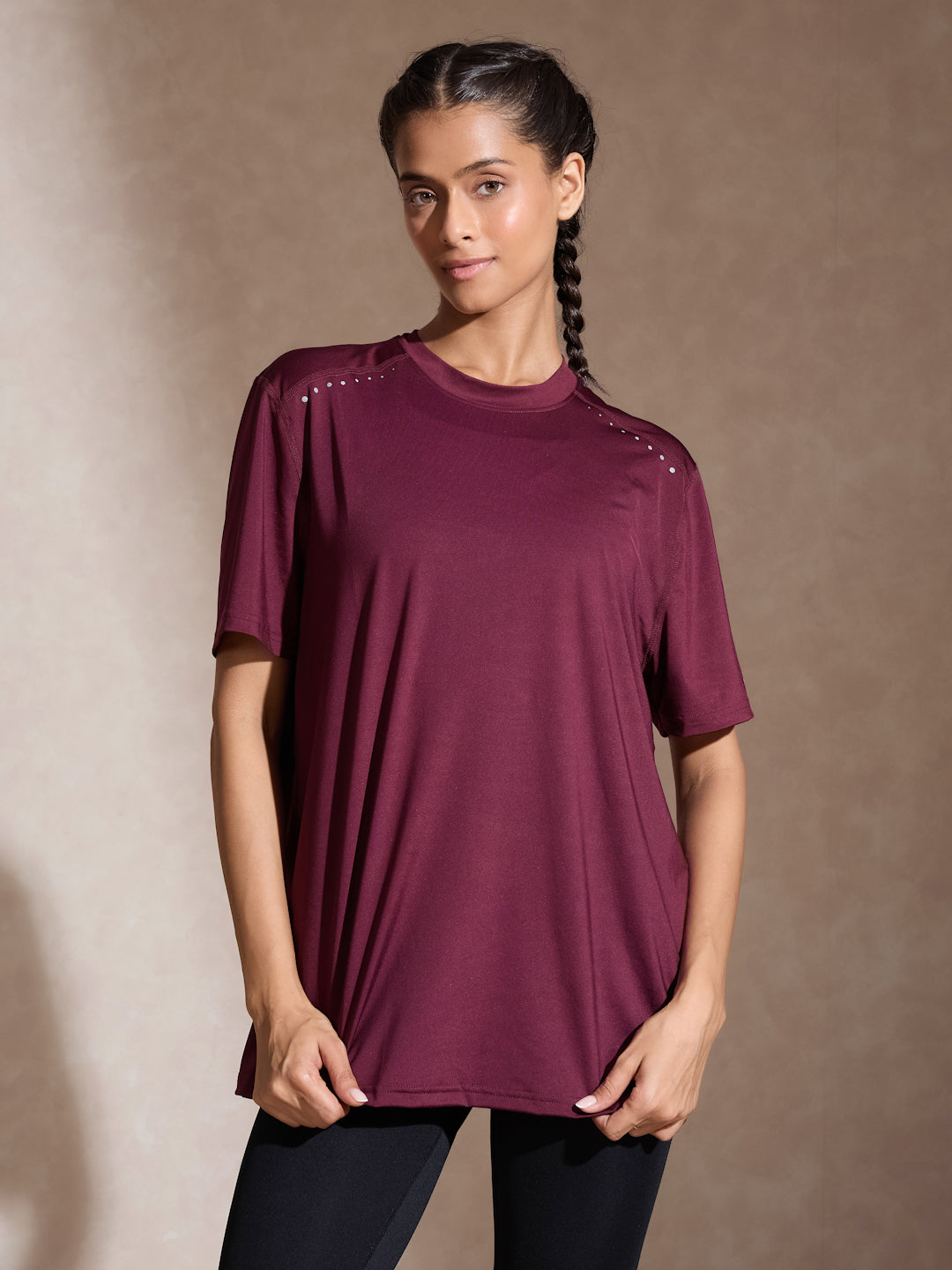 Shop-Boyfriend TraqDry Tee Plum