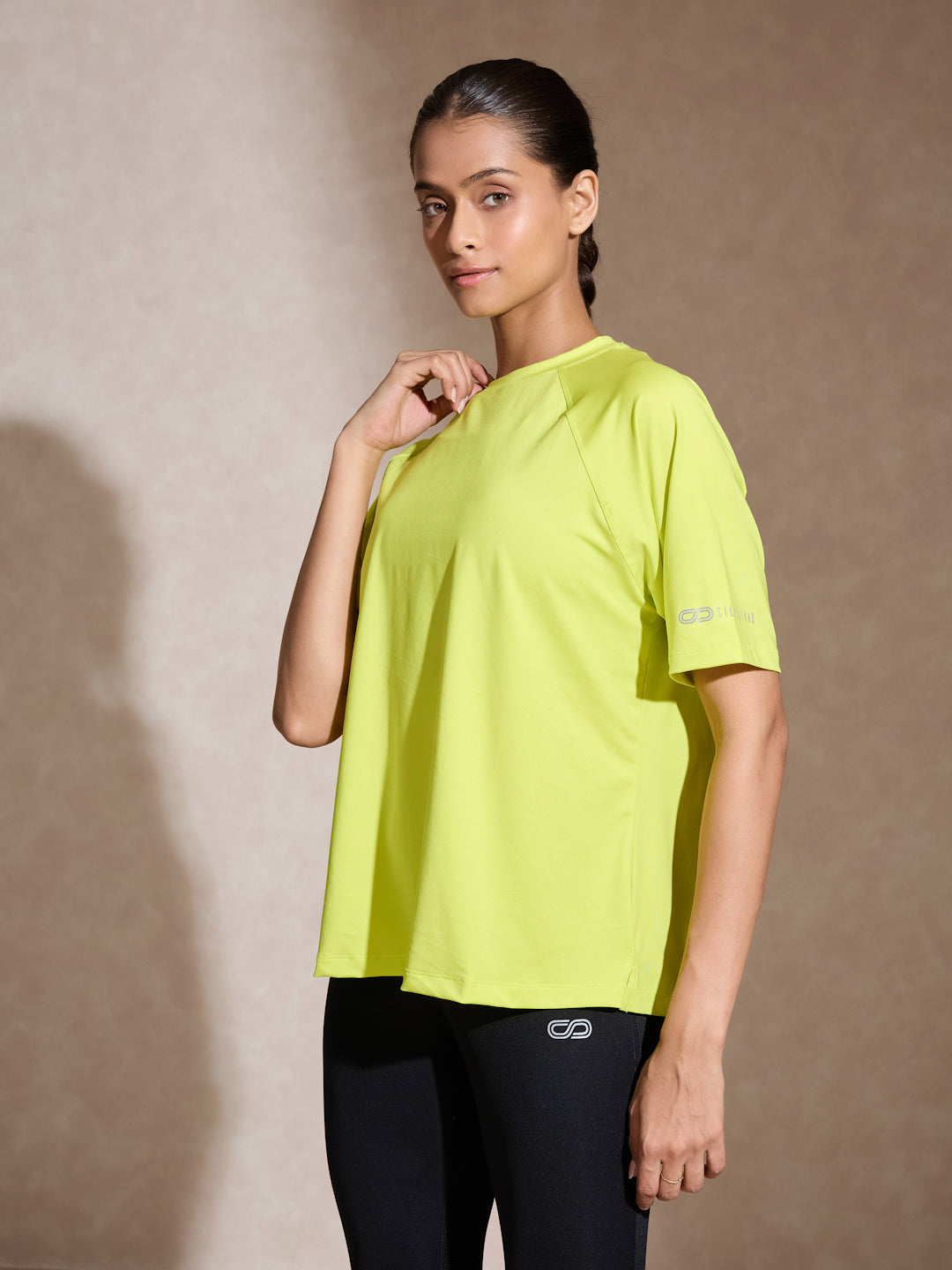 Shop-Traqfit Raglan Tee Lime