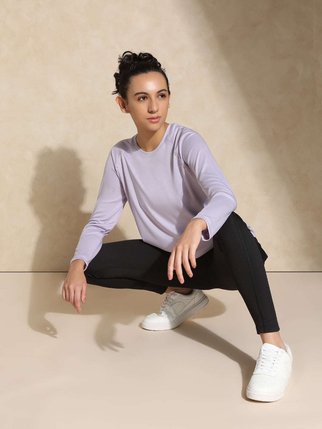 Shop-Aero TraqDry Long Sleeve Tee Lilac
