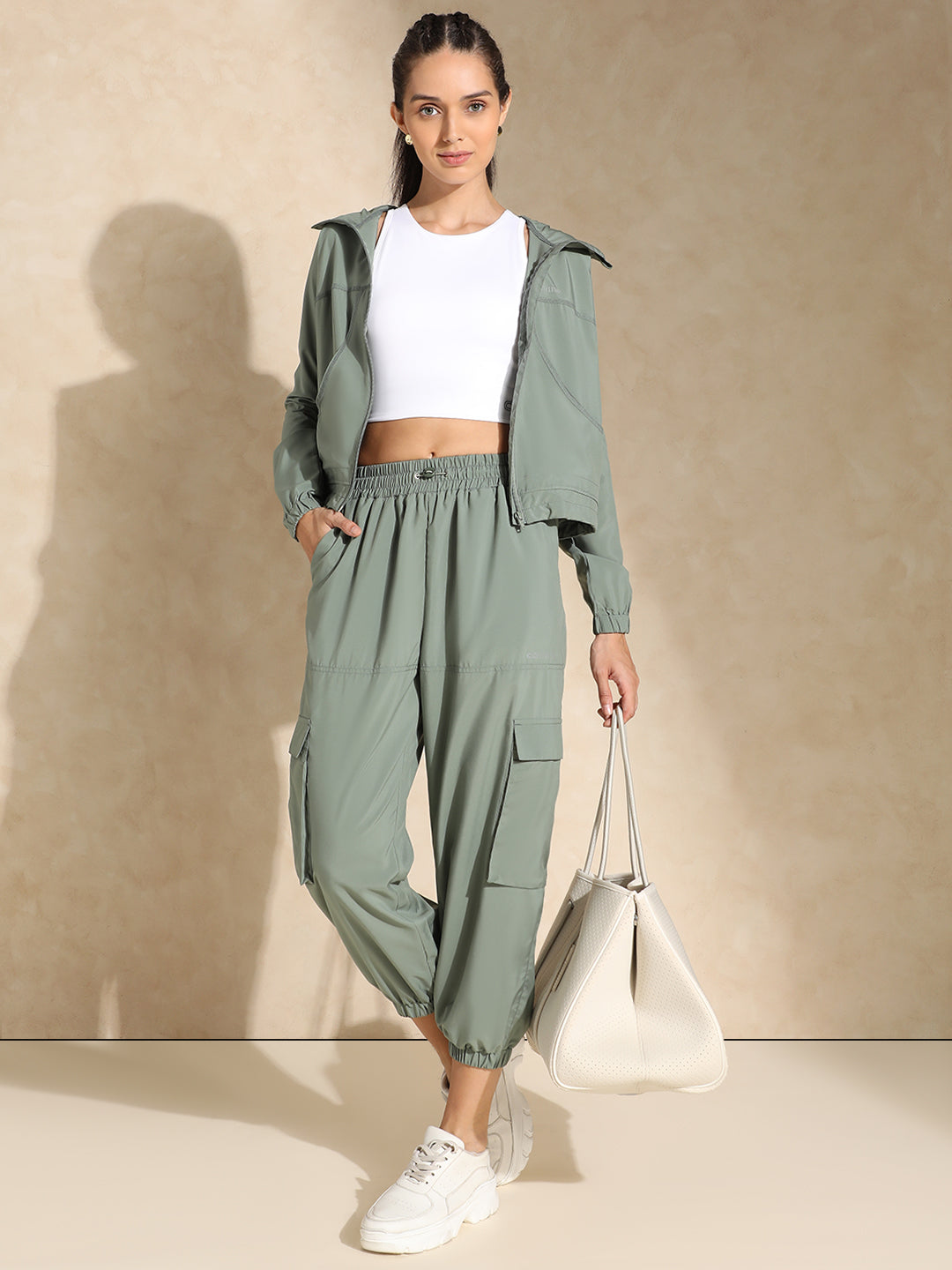 Shop-Light Sage Utility Cargo Jacket & Tracker Cargo Pants