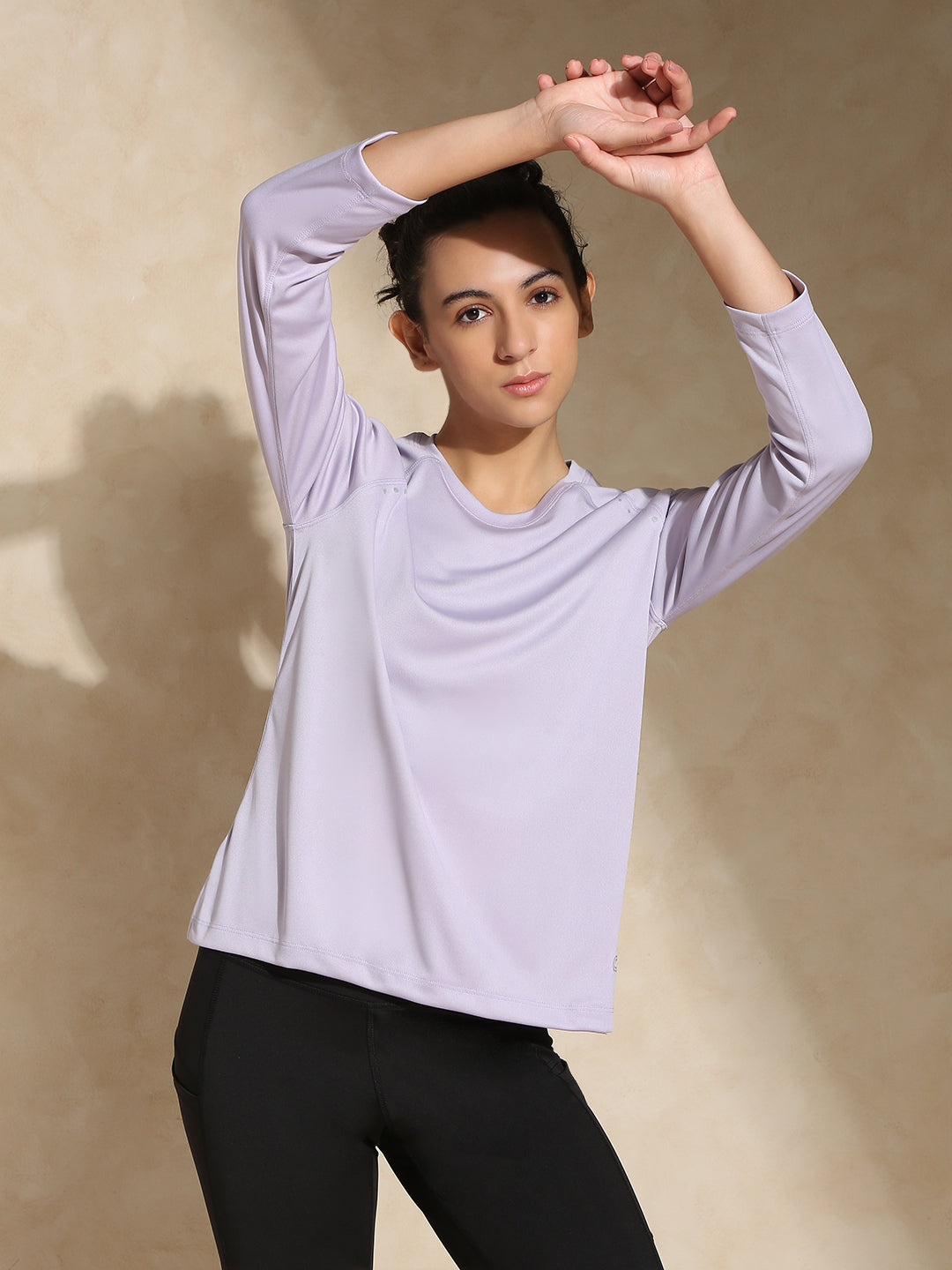Shop-Aero TraqDry Long Sleeve Tee Lilac