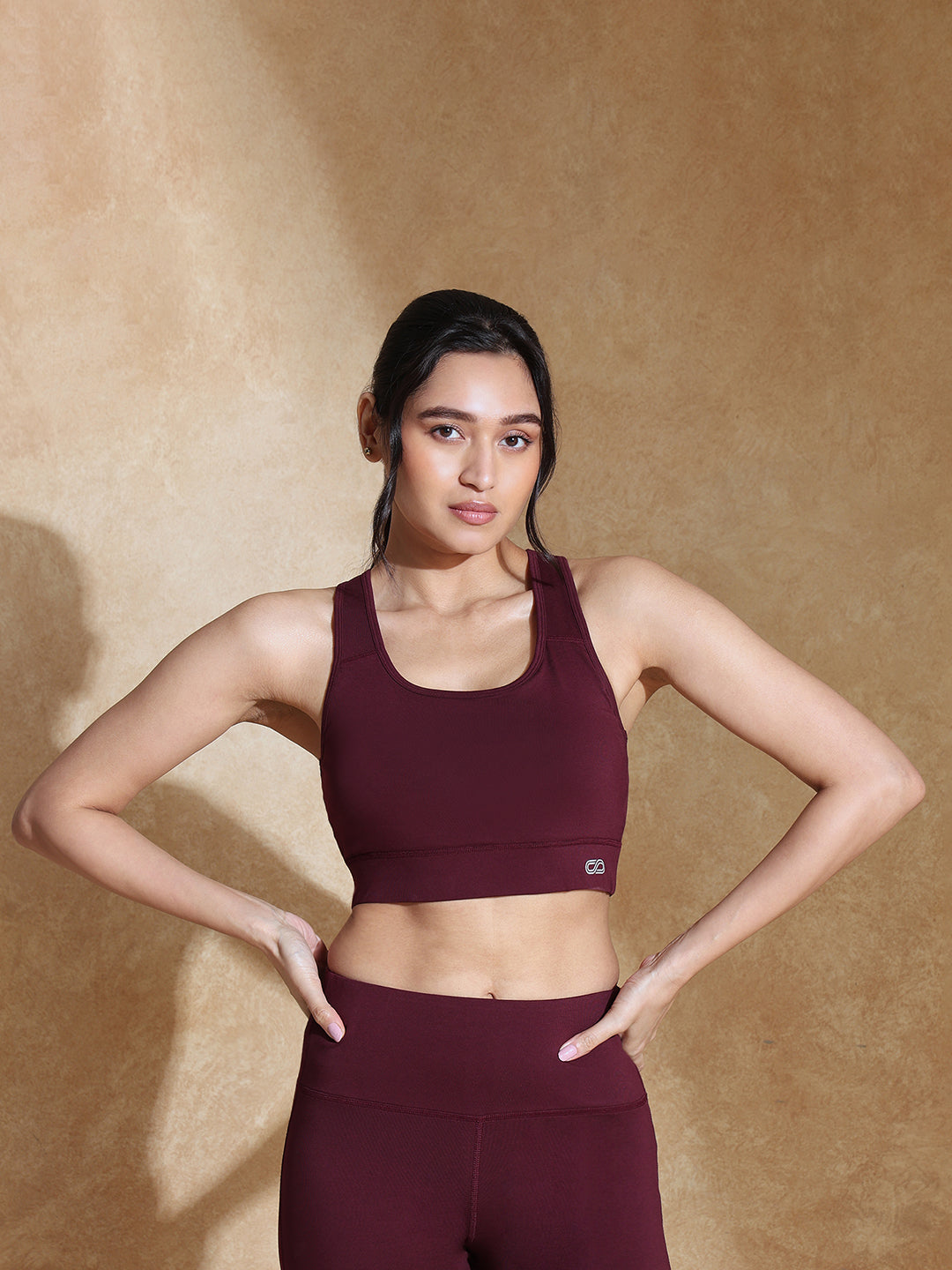 CottonFlex Sports Bra Plum