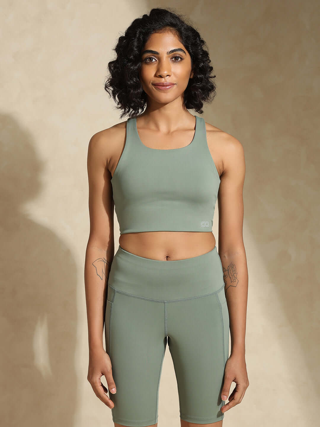 Shop-Light Sage High Impact Action Bra & Aura Leggings