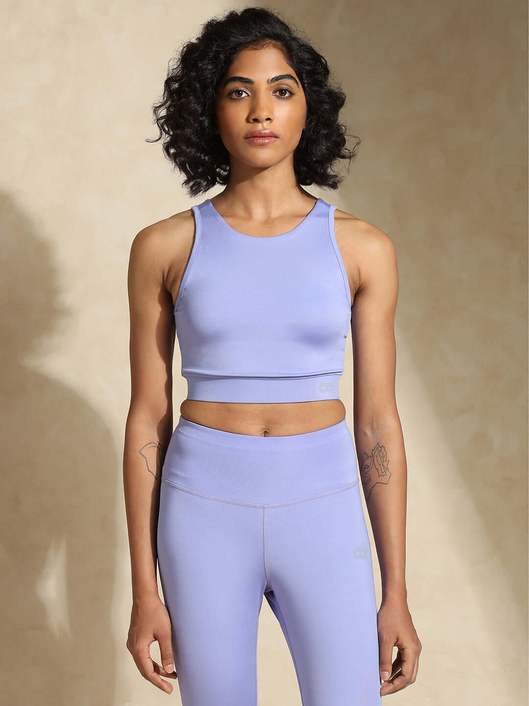 Shop-Periwinkle Cross back Crop Top & 7/8 Leggings