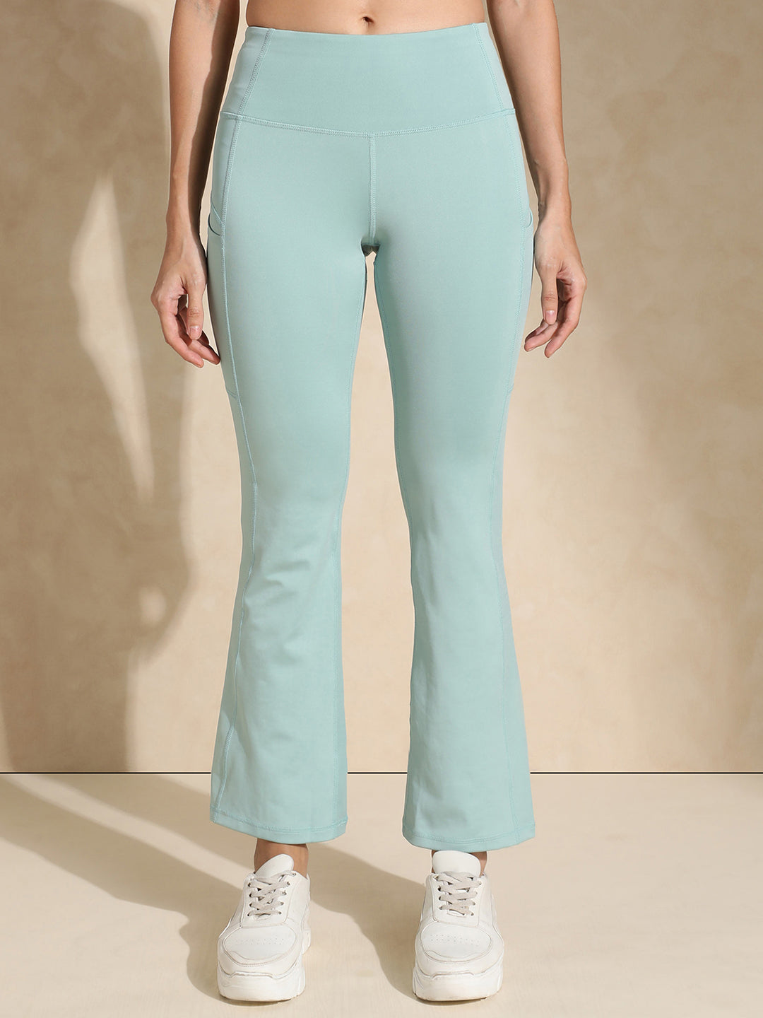Shop-Luna Sculpt Flare Pants Ice Blue
