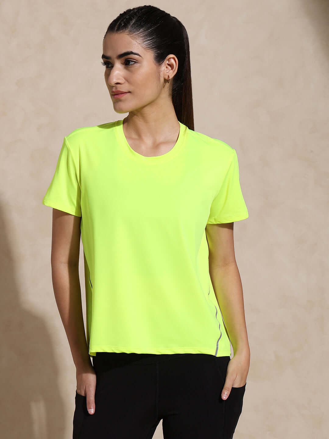 Aero TraqDry Tee Safety yellow