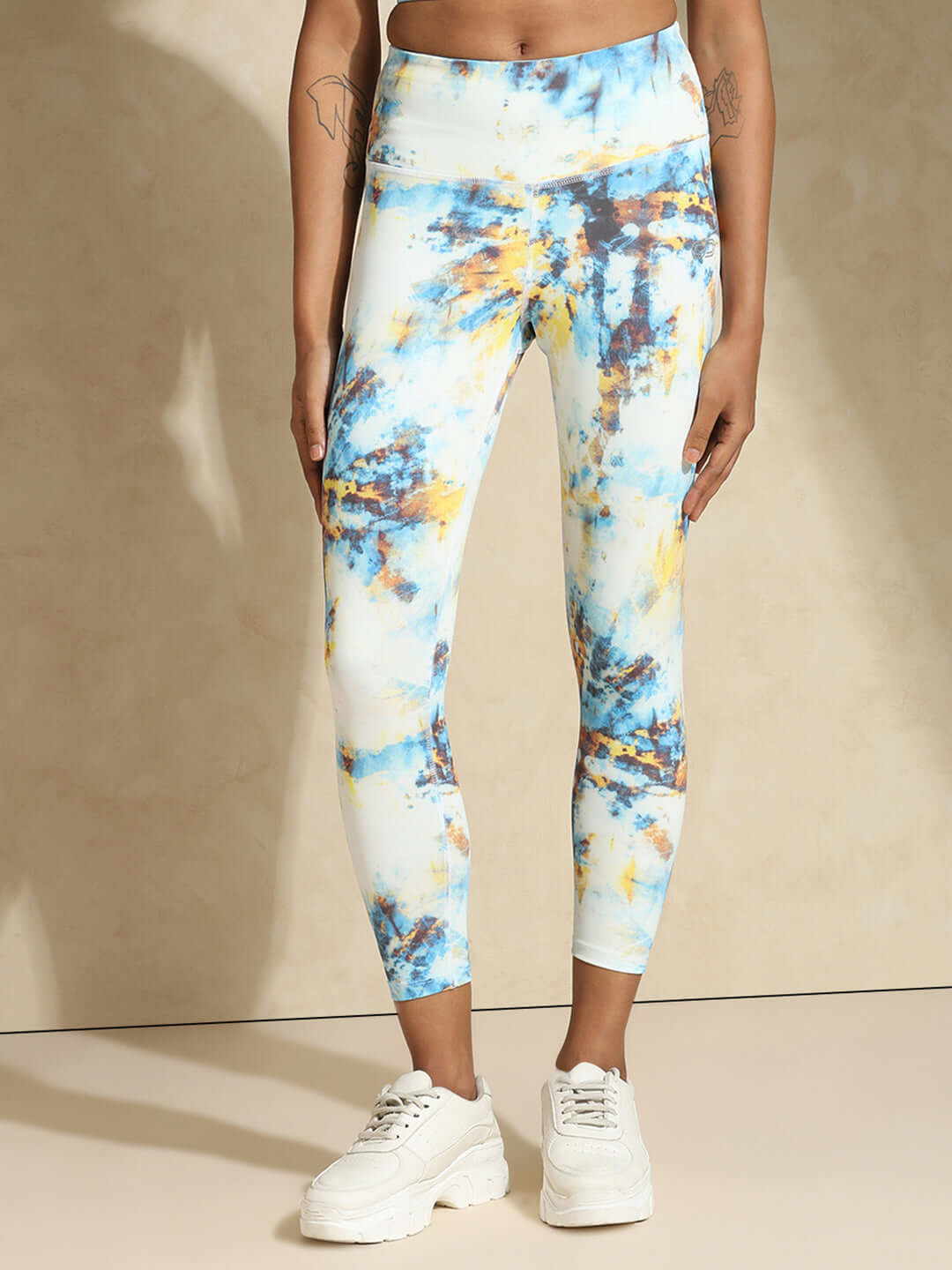 Shop-Tie Dye Cross Back Crop Top & 7/8 Leggings