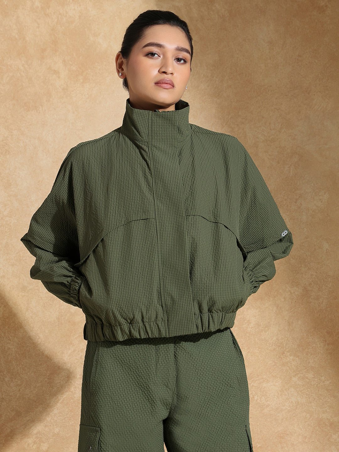 Shop-TraqPace Jacket Camo Green