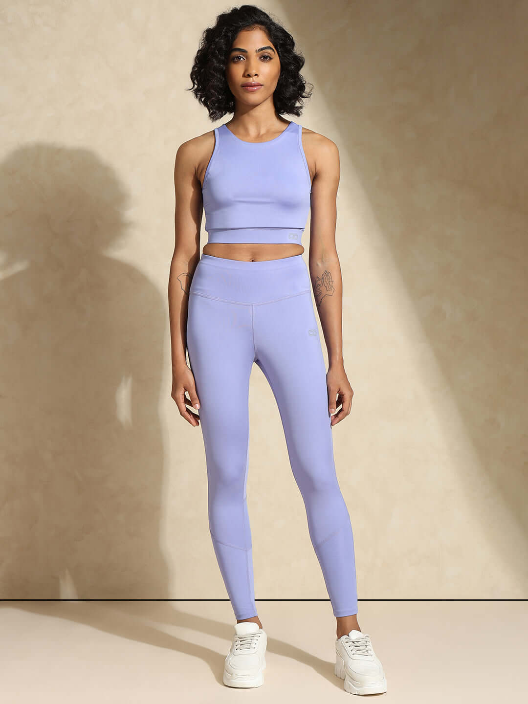 Shop-Periwinkle Cross back Crop Top & 7/8 Leggings