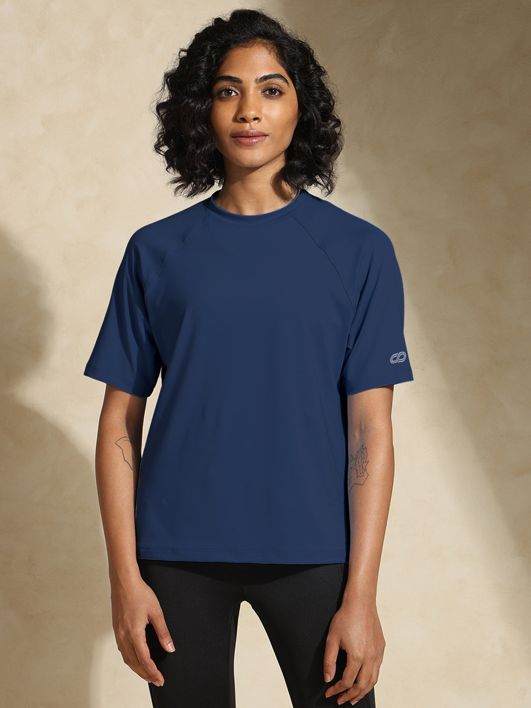 Shop-Traqfit Raglan Tee Navy