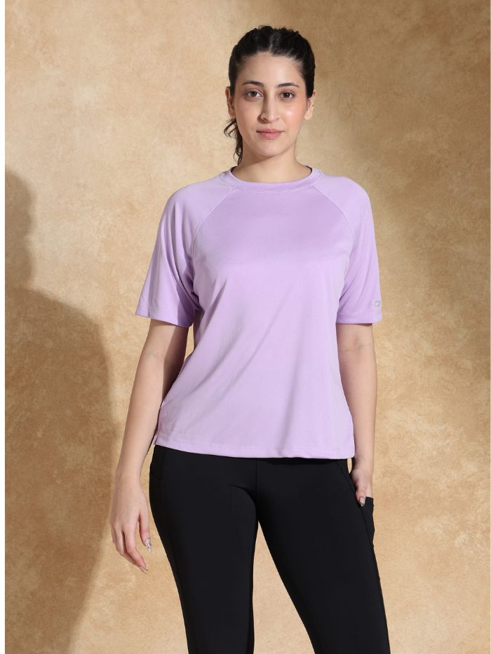 Traqfit Raglan Tee Lilac