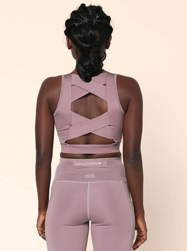Shop-Nirvana Cross Back Crop Top & Aura Leggings
