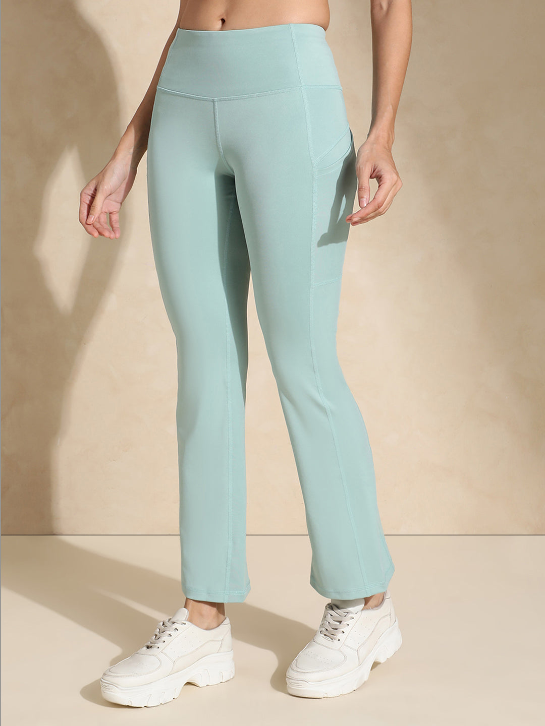 Shop-Luna Sculpt Flare Pants Ice Blue