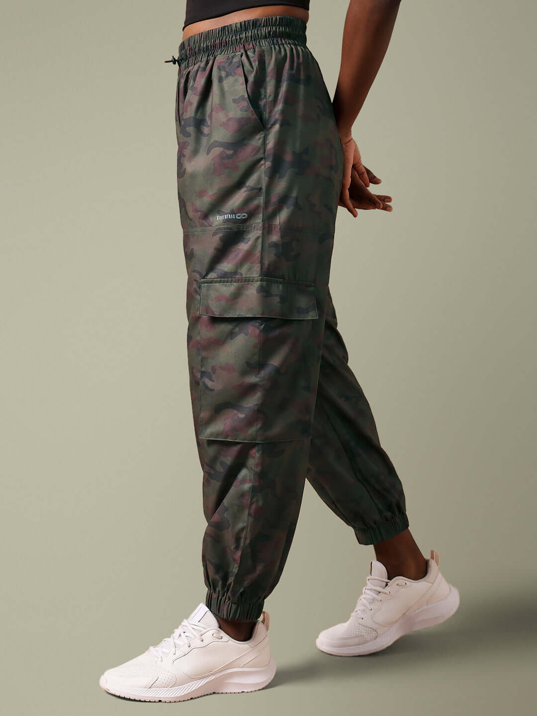 Army Camo High Impact Action Bra & Tracker Cargo Pants