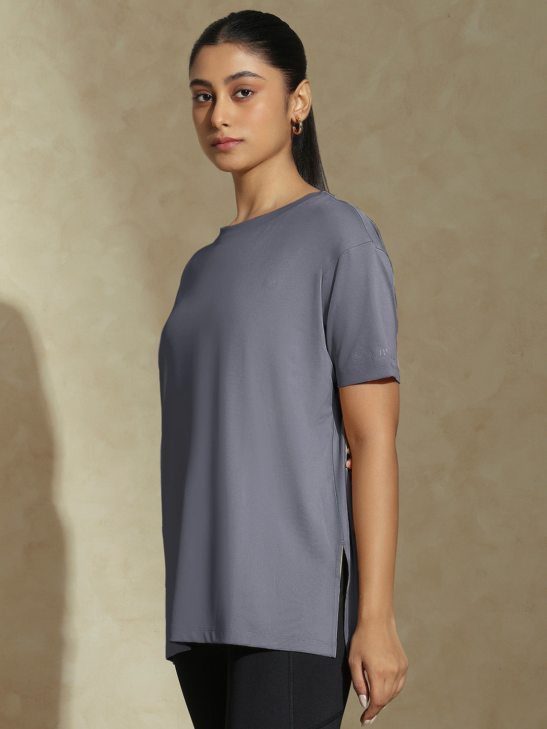 FlowFit Oversized Tee Deep Slate