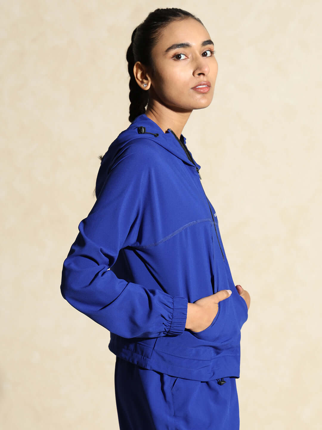 Shop-Cobalt Blue Tracker Cargo Pants & Cargo Jacket