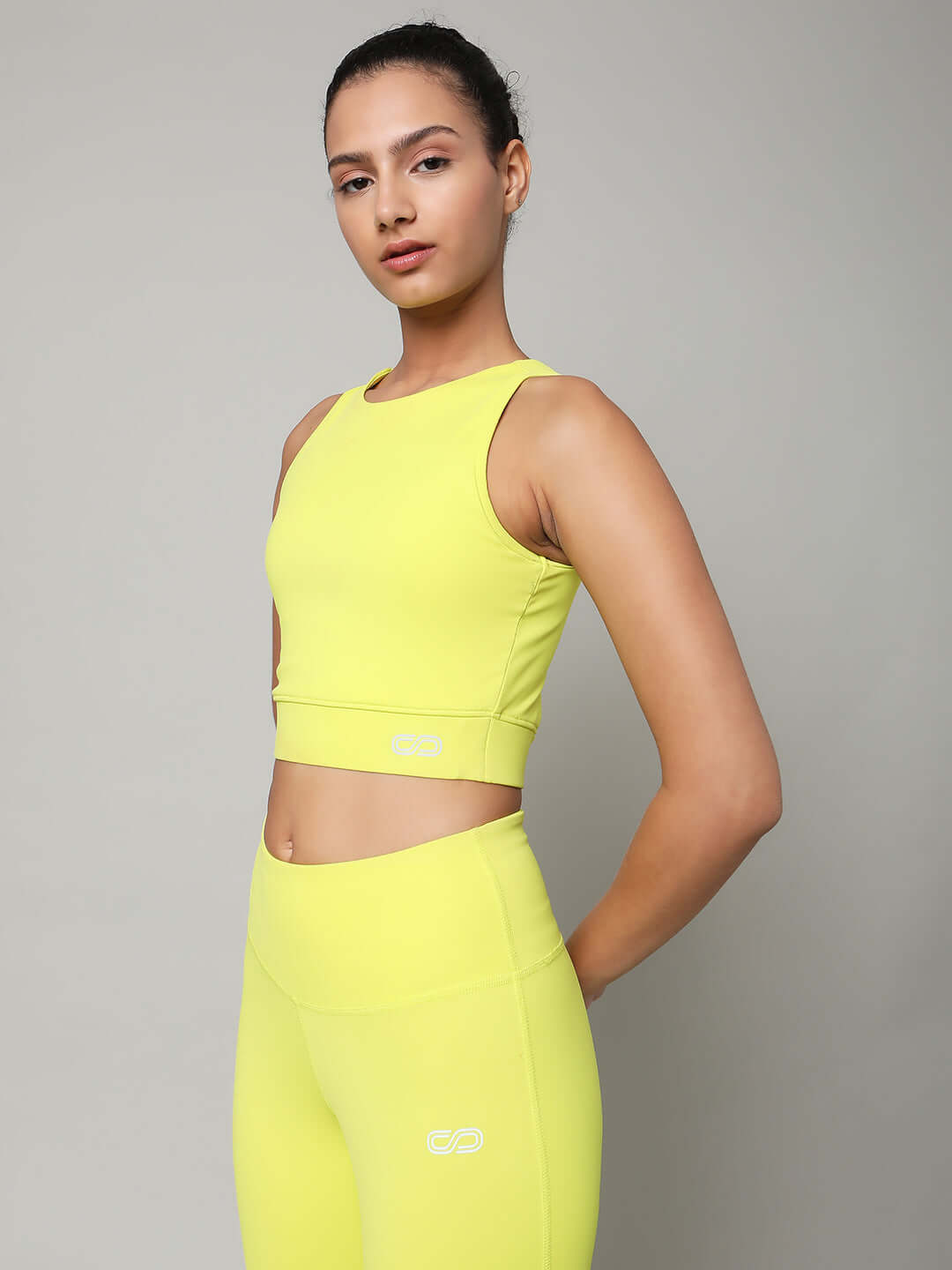 Shop-Lime Cross back Crop Top & 7/8 Leggings