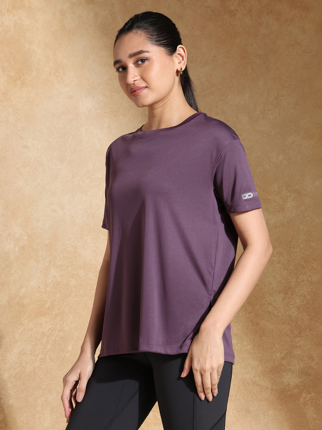 Shop-FlowFit Oversized Tee Midnight Purple