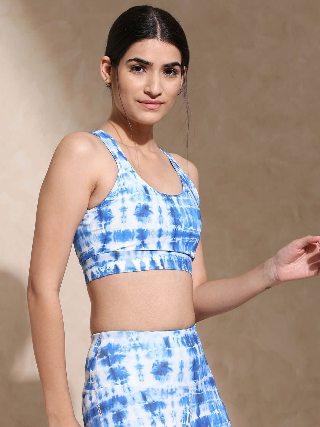 Shop-Indigo Shibori Luxe Crop Top & Leggings