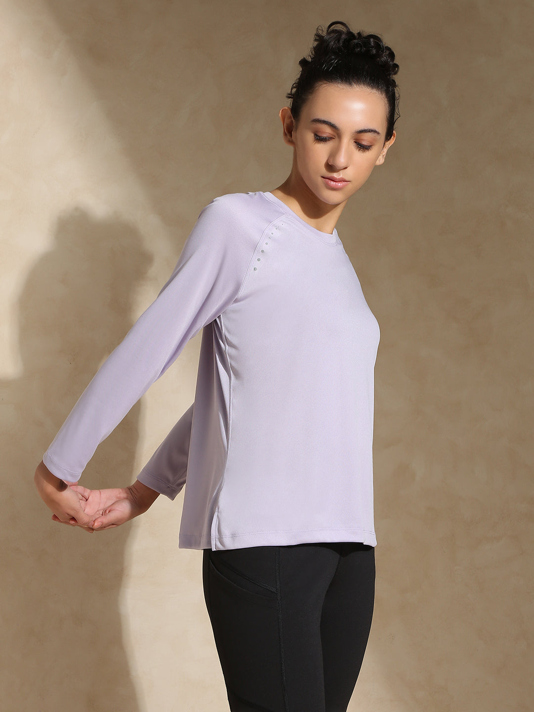 Shop-Aero TraqDry Long Sleeve Tee Lilac