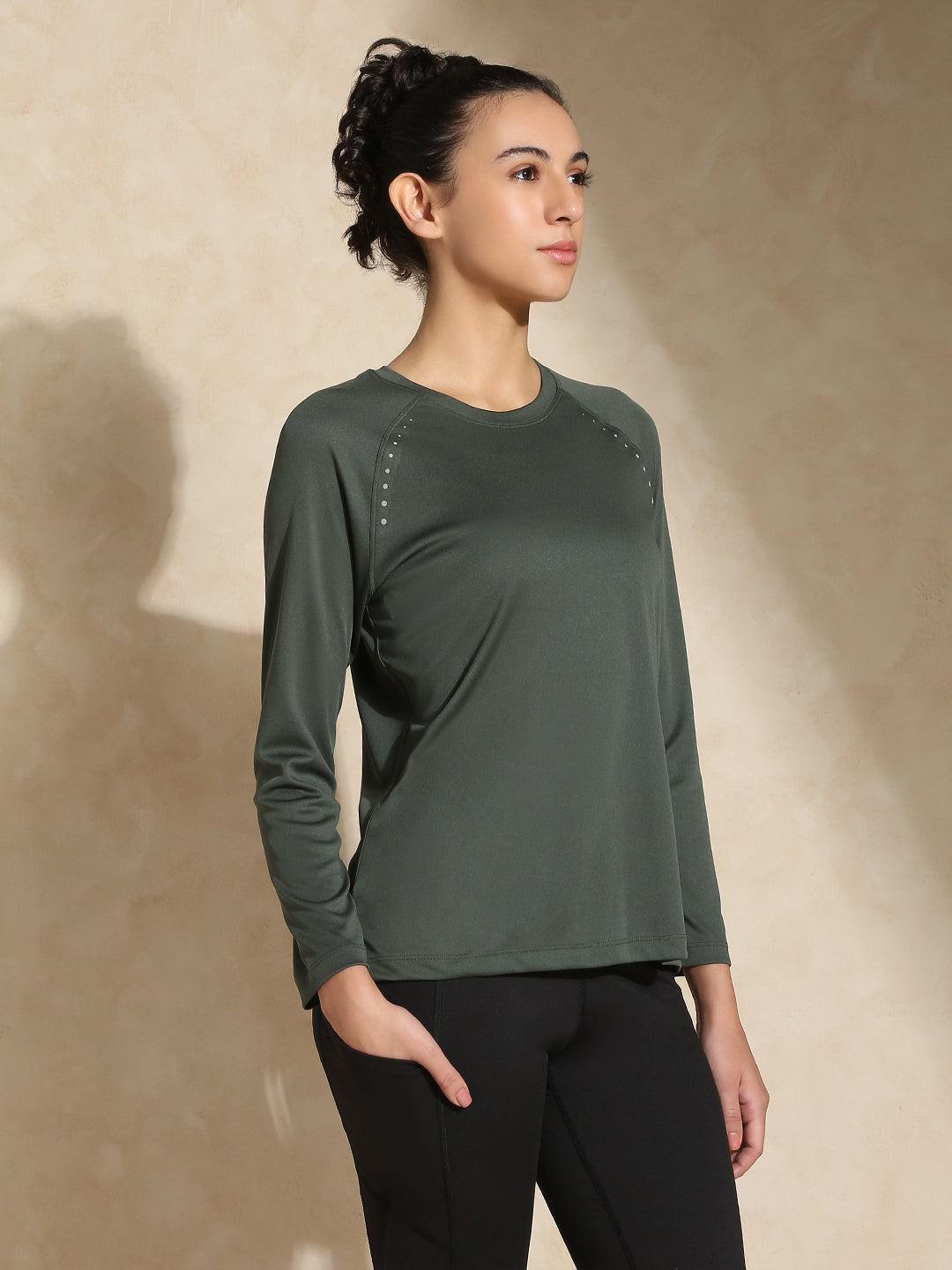 Shop-Aero TraqDry Long Sleeve Tee Olive