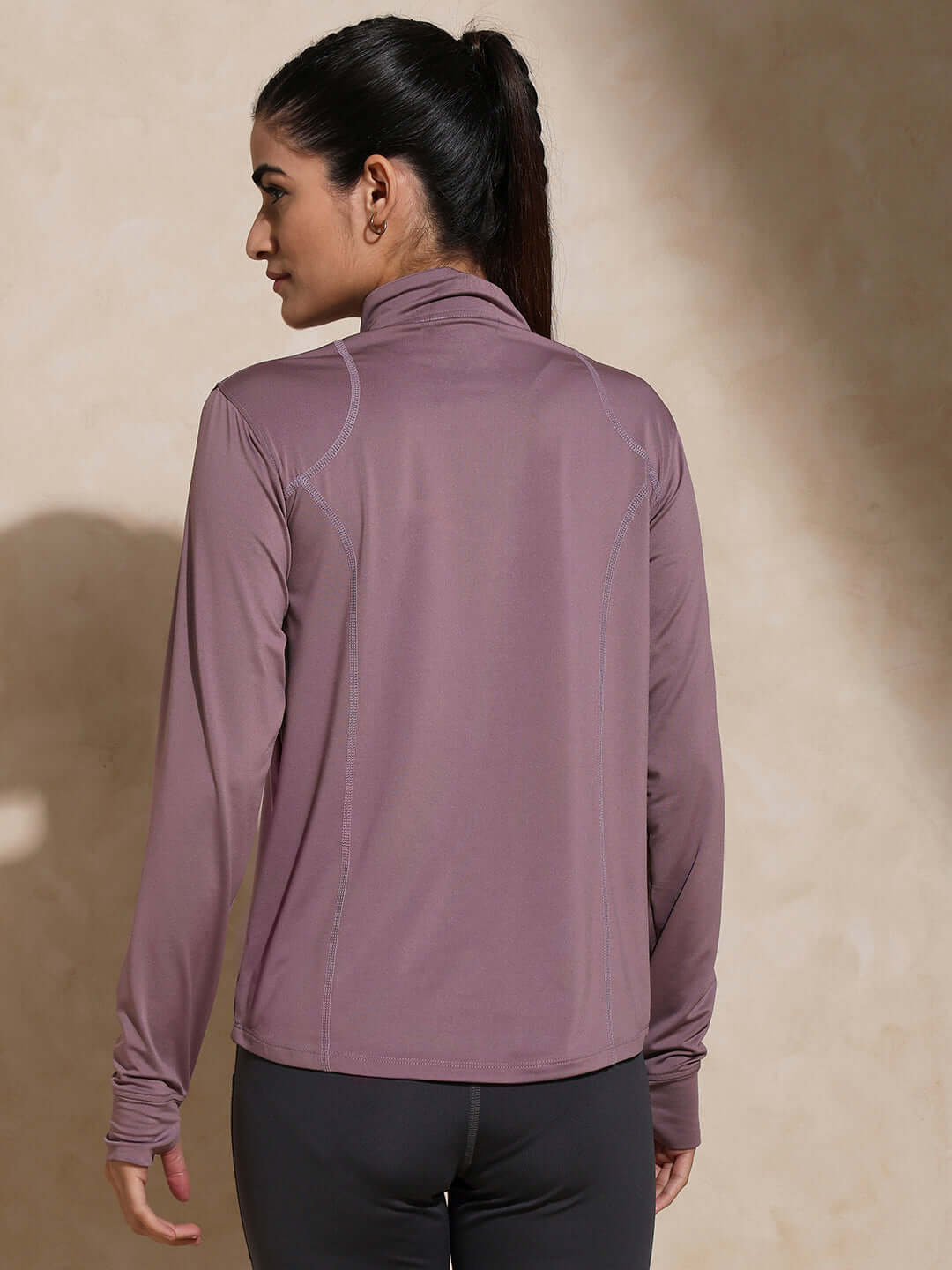 Shop-Women's Ath Runner Zip Neck Nirvana