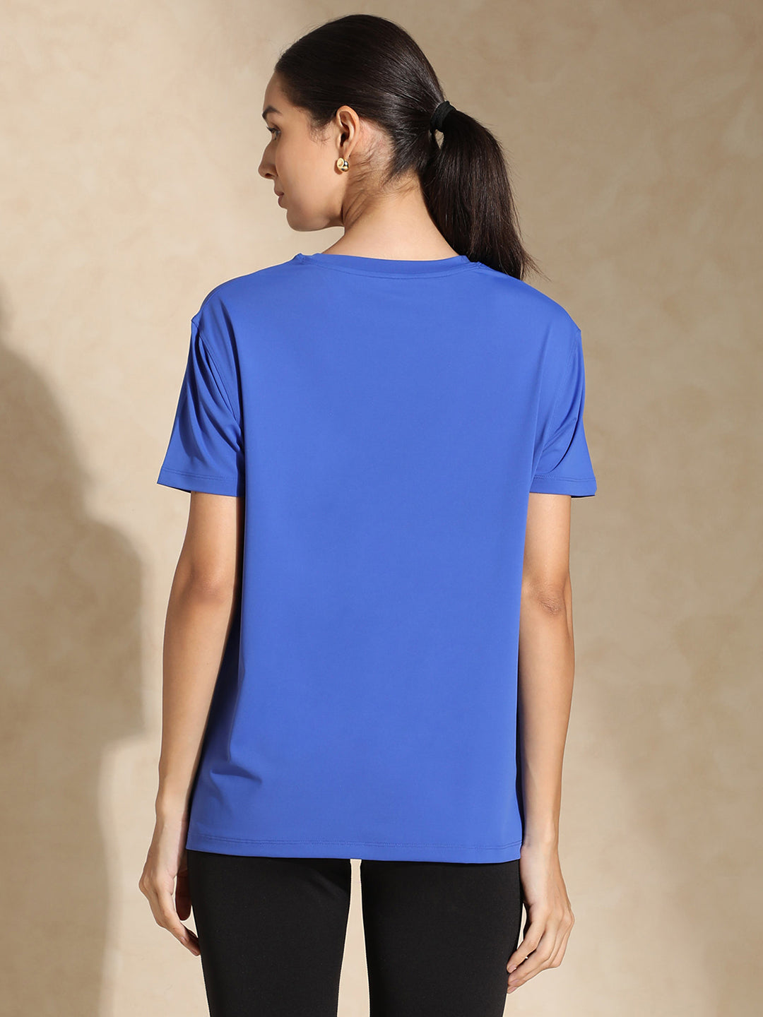 Shop-FlowFit Oversized tee Dazzling Blue