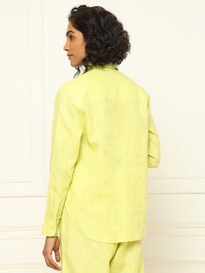 Linen Shirt Lime