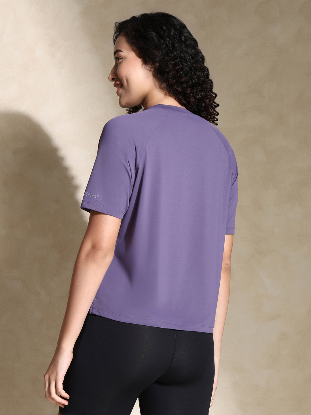Shop-Traqfit Raglan Tee Purple Cadet