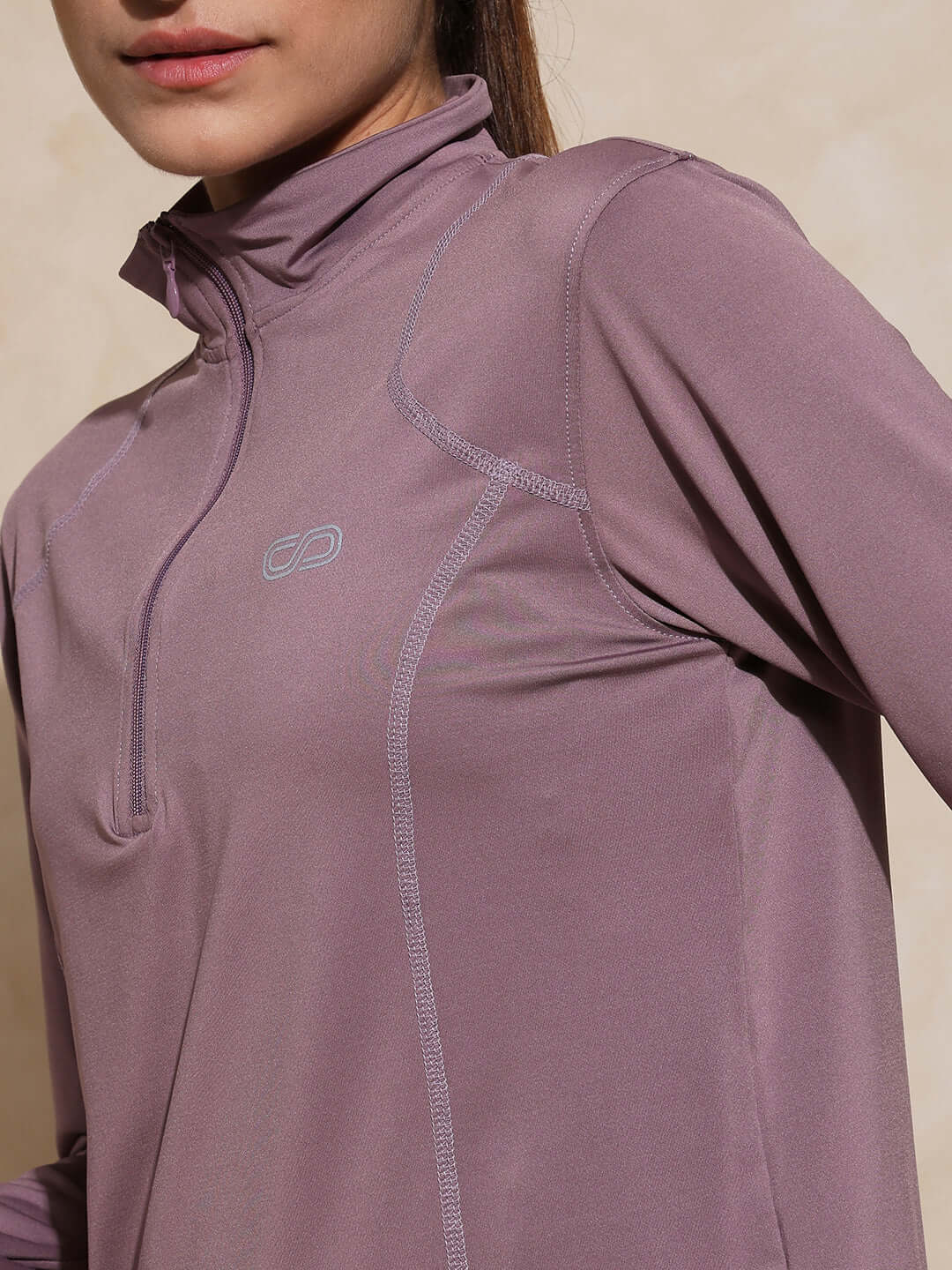 Shop-Women's Ath Runner Zip Neck Nirvana