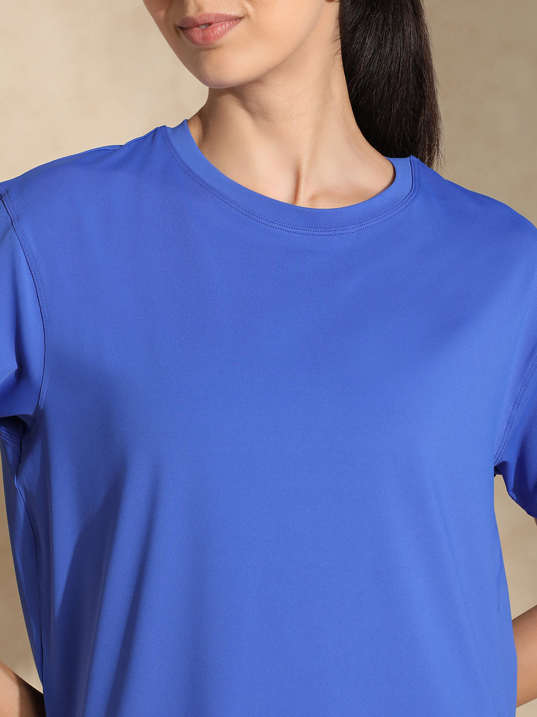 Shop-FlowFit Oversized tee Dazzling Blue
