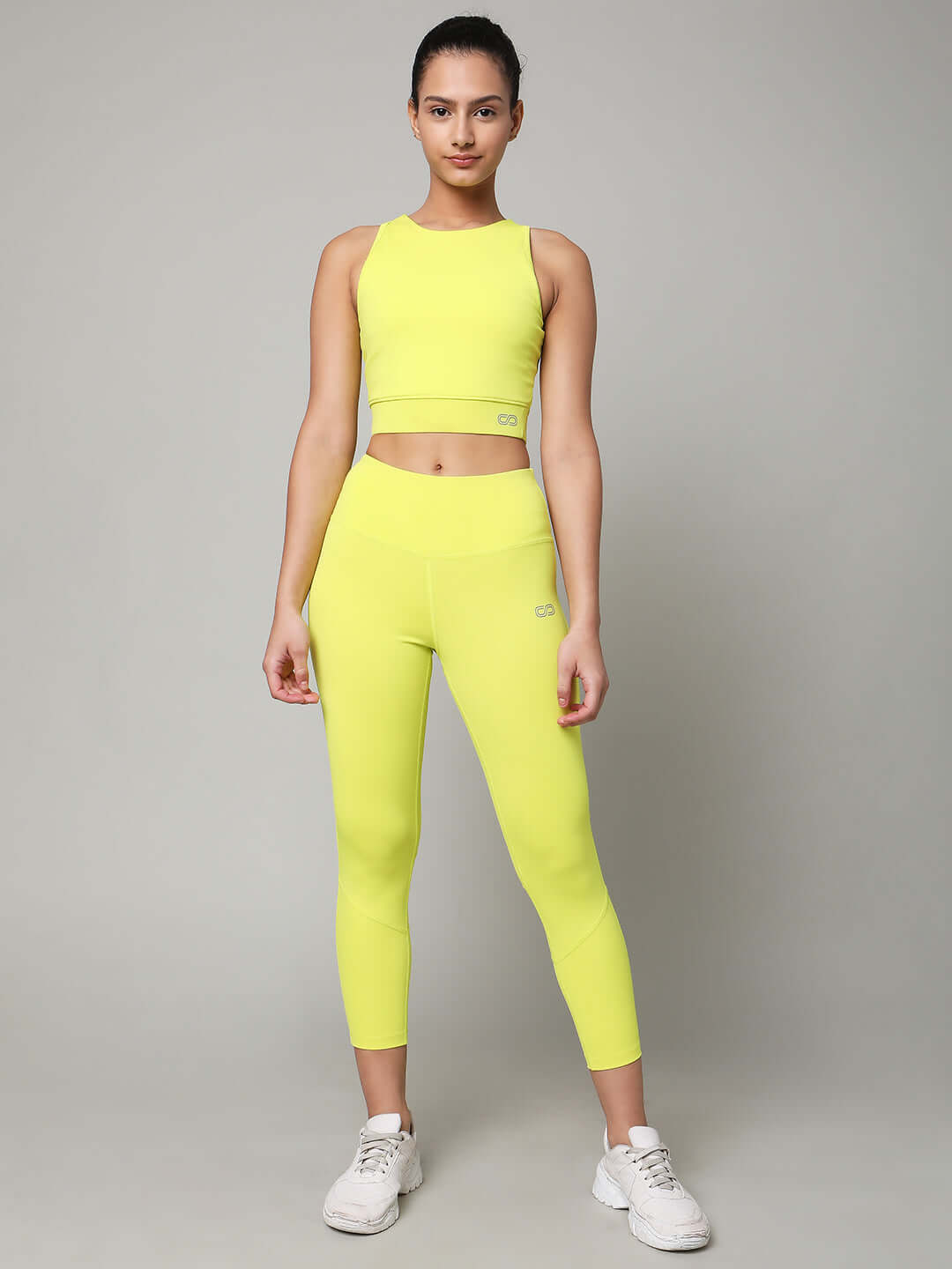 Shop-Lime Cross back Crop Top & 7/8 Leggings