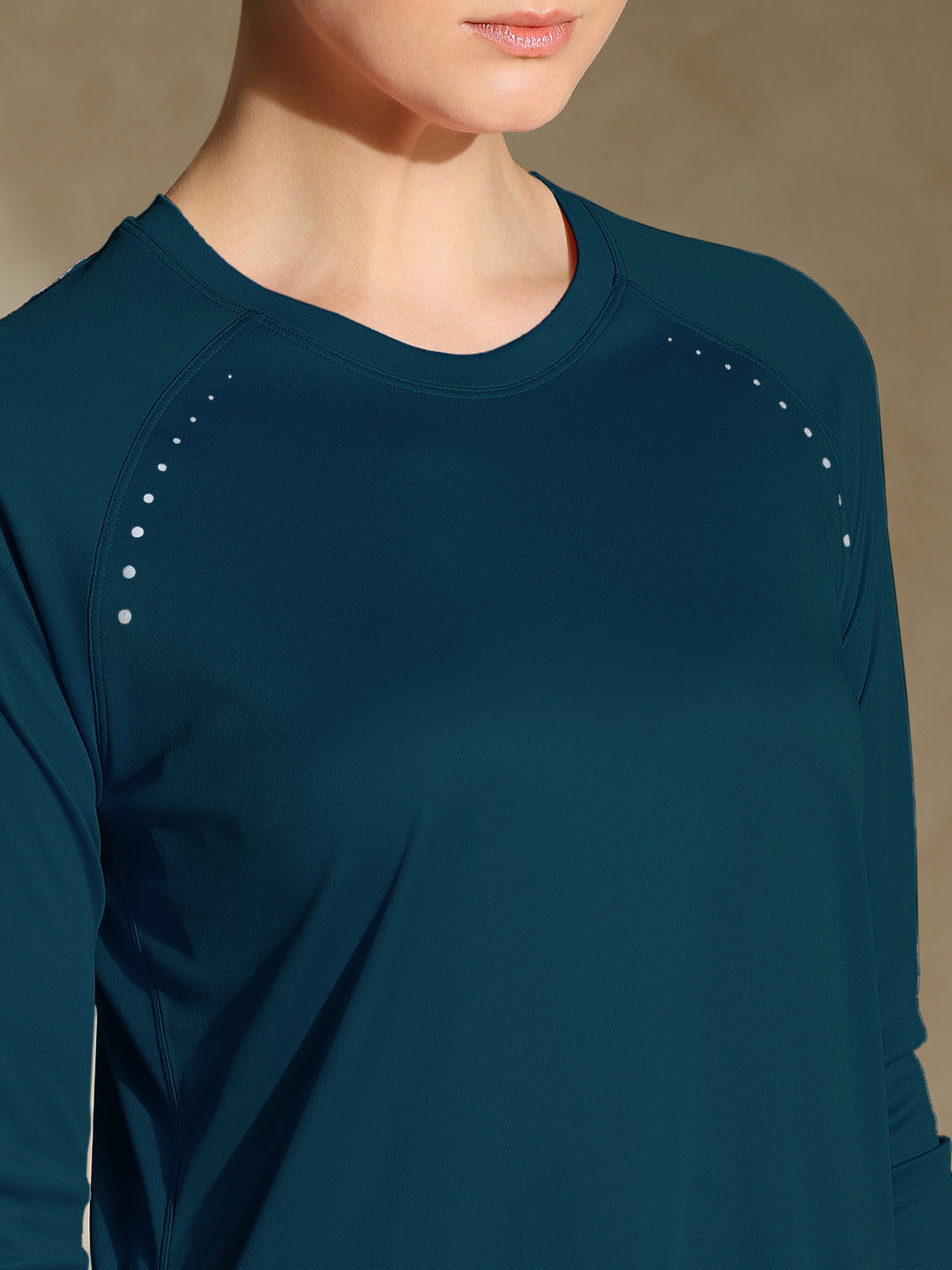 Shop-Aero TraqDry Long Sleeve Tee Teal