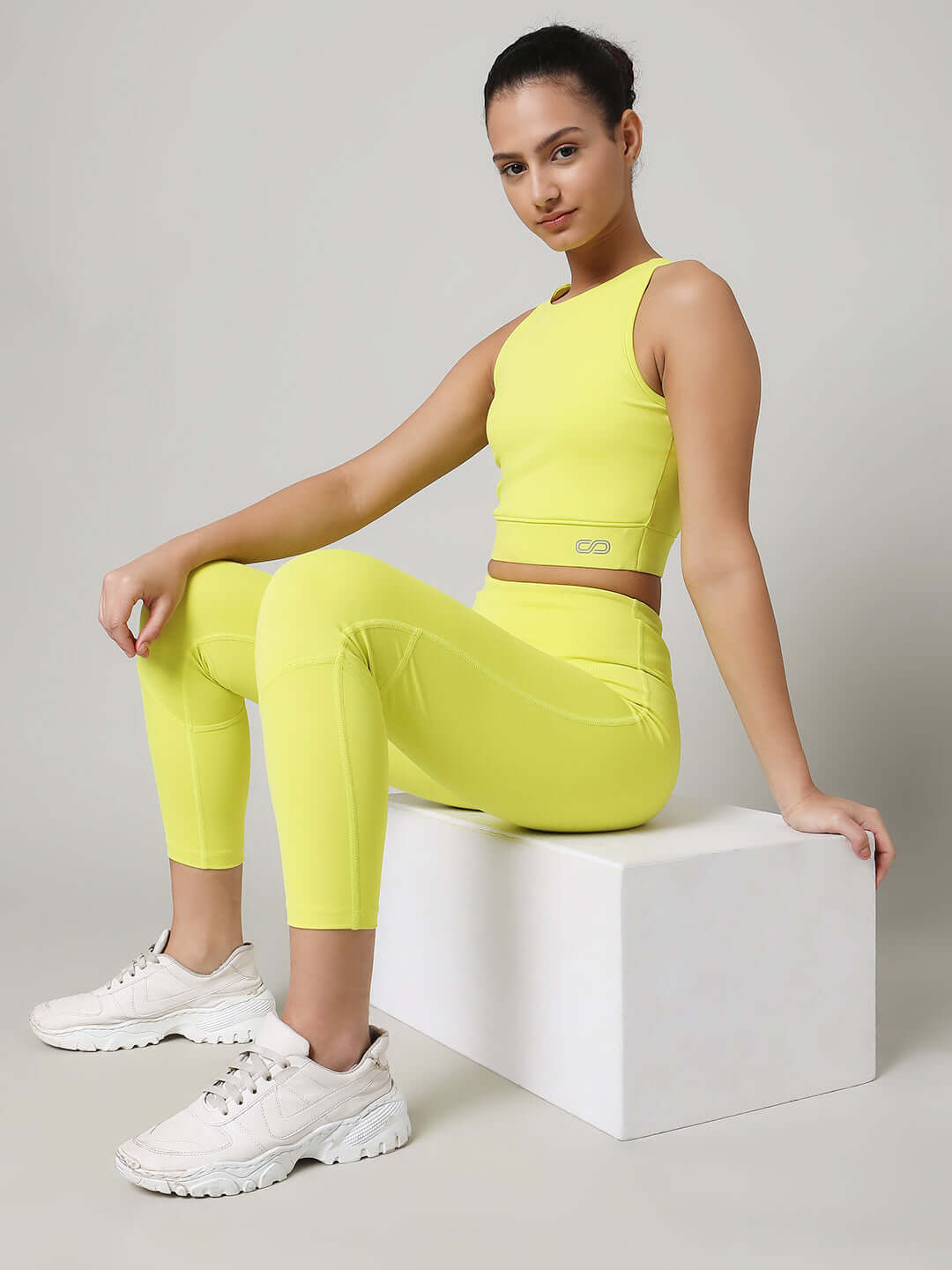 Shop-Lime Cross back Crop Top & 7/8 Leggings