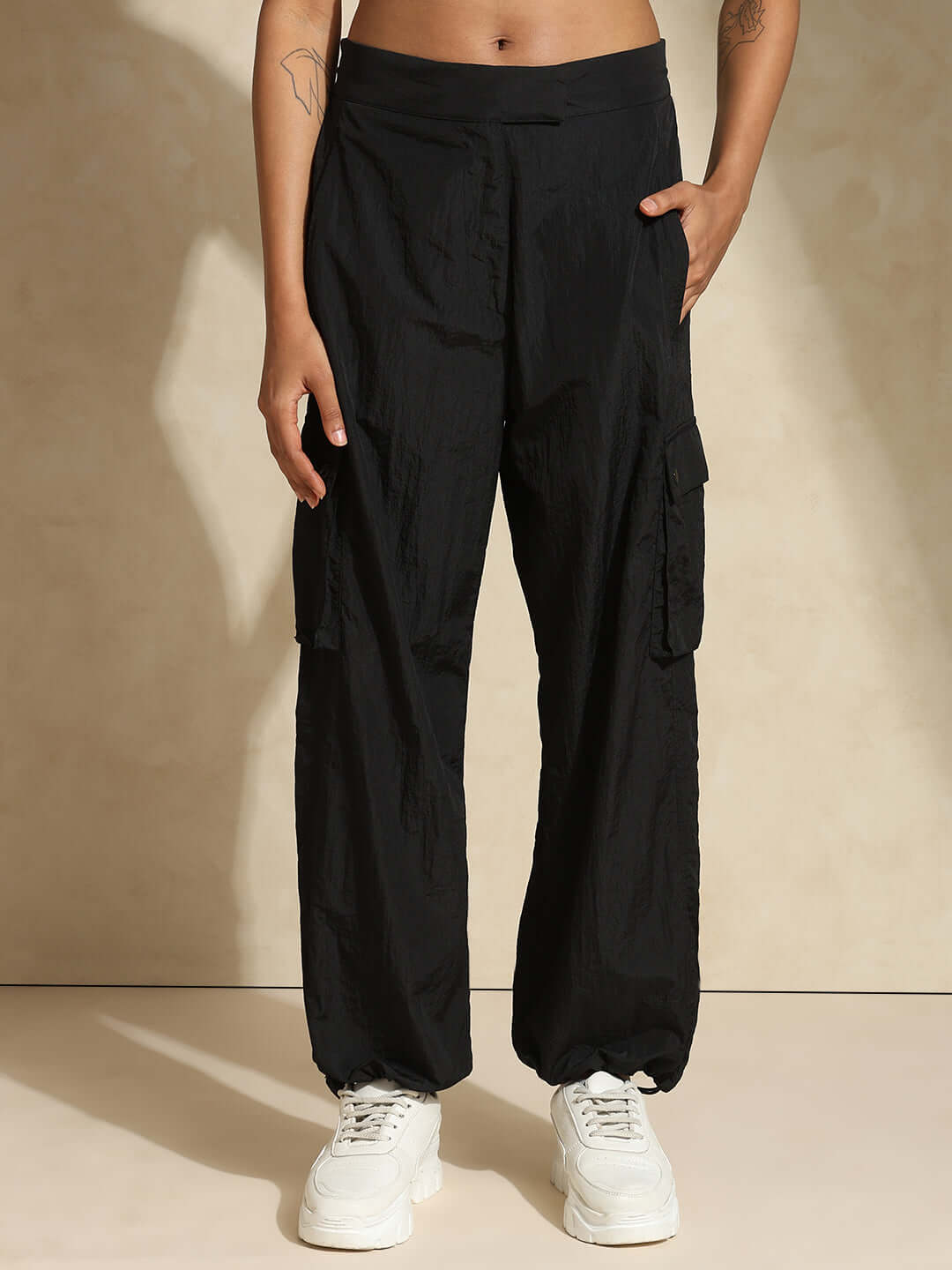 Shop-AeroTraq Cargo Pants Black