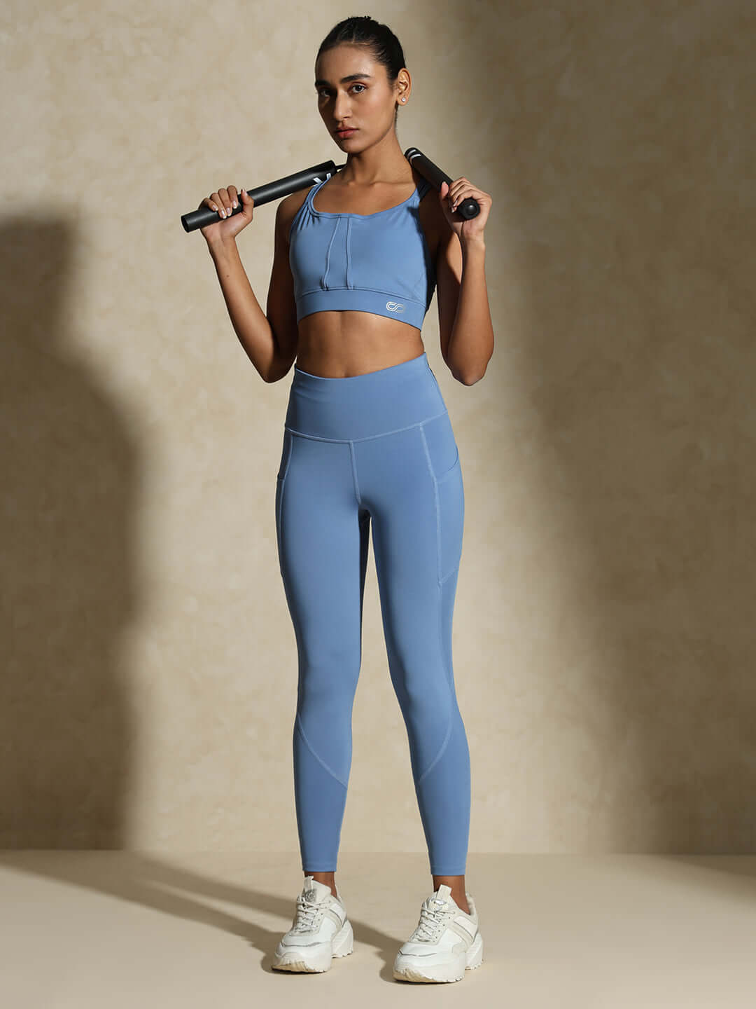 Shop-Cerulean Yoga Strap Back Bra & Aura Leggings