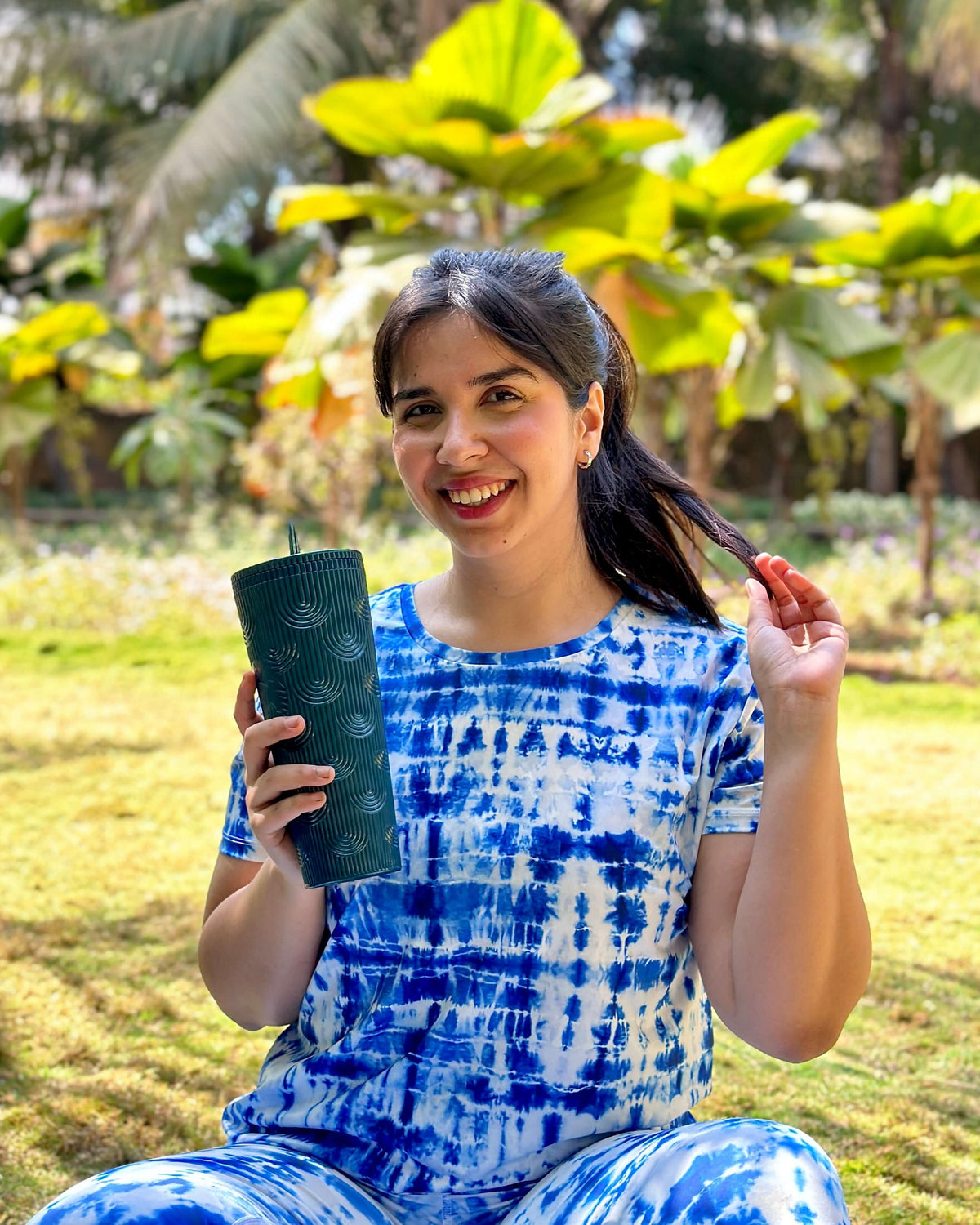 Shop-Shibori Wicking Tee Indigo