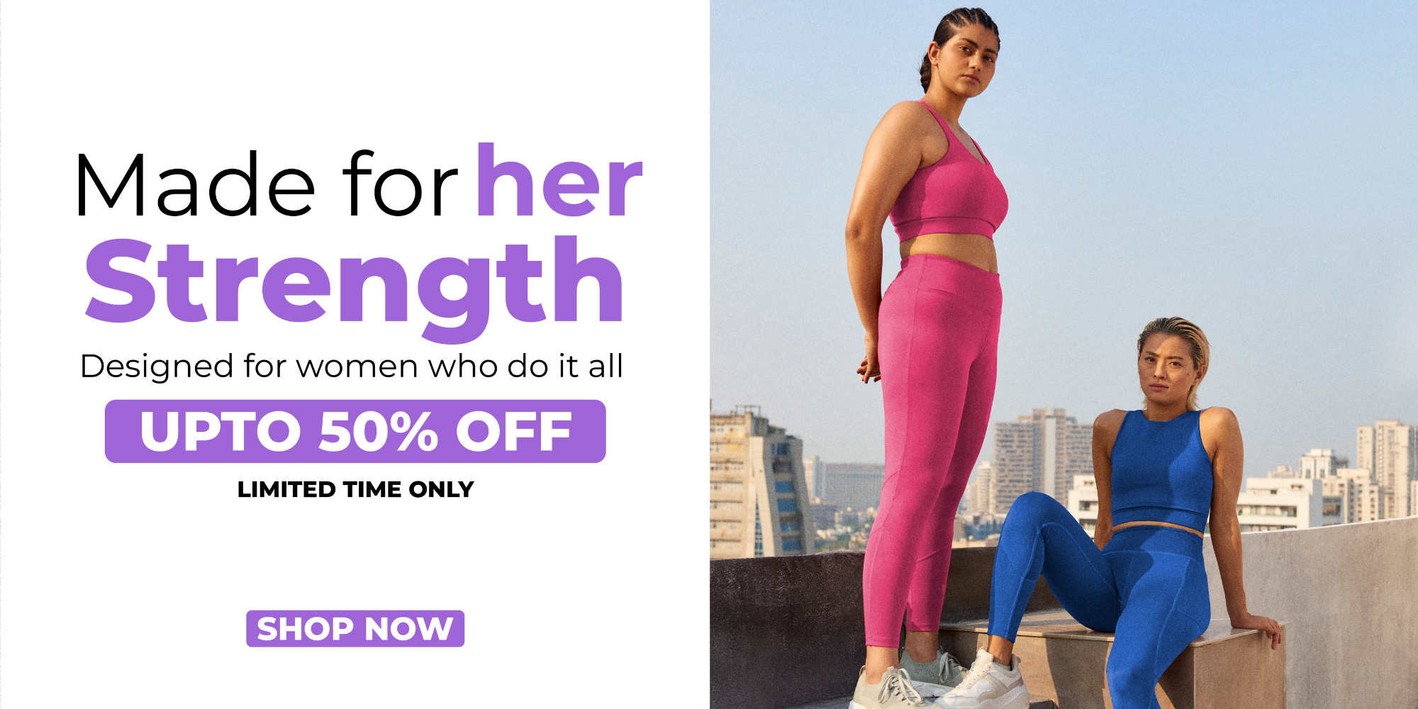 Silvertraq Women's Day Special Sale Banner 2026 - Best Offers on Women's Activewear