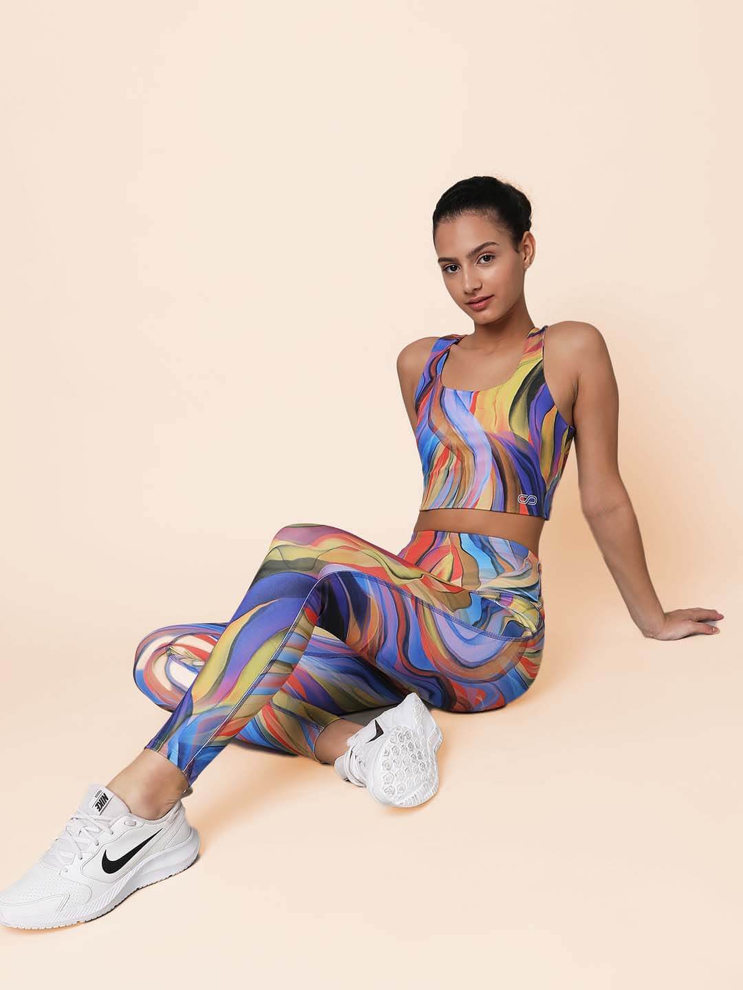 Shop-Radiance Print High Impact Action Bra & Luxe Leggings