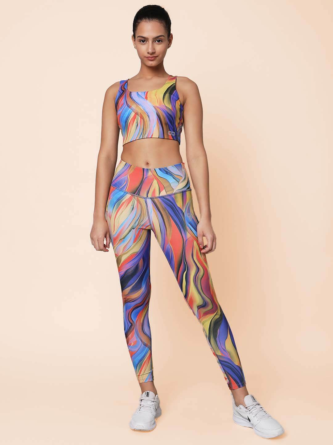 Shop-Radiance Print High Impact Action Bra & Luxe Leggings