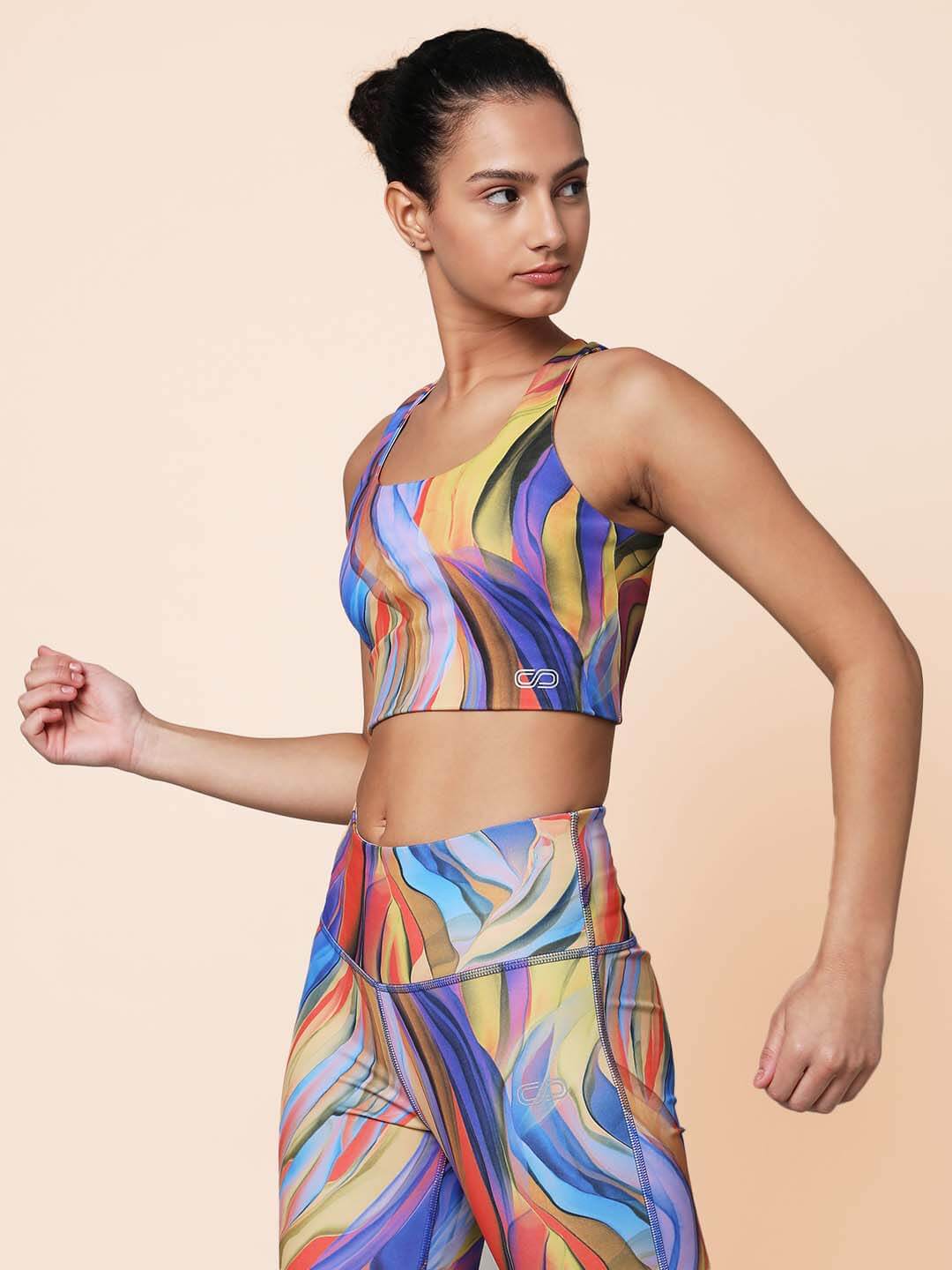 Shop-Radiance Print High Impact Action Bra & Luxe Leggings