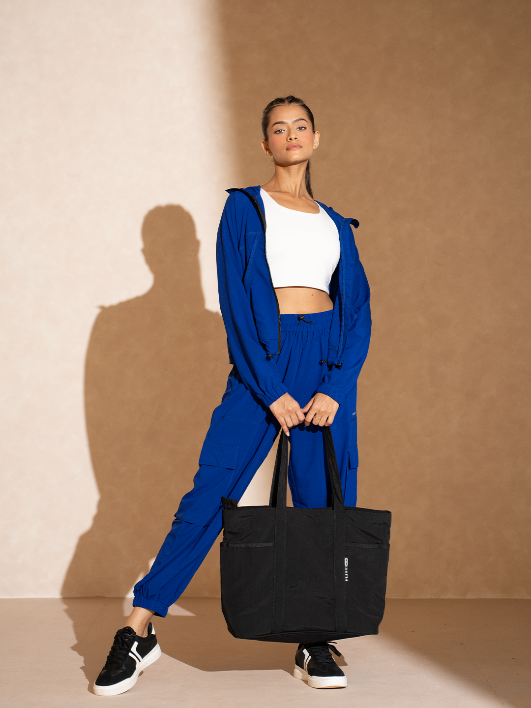Shop-Cobalt Blue Tracker Cargo Pants & Cargo Jacket
