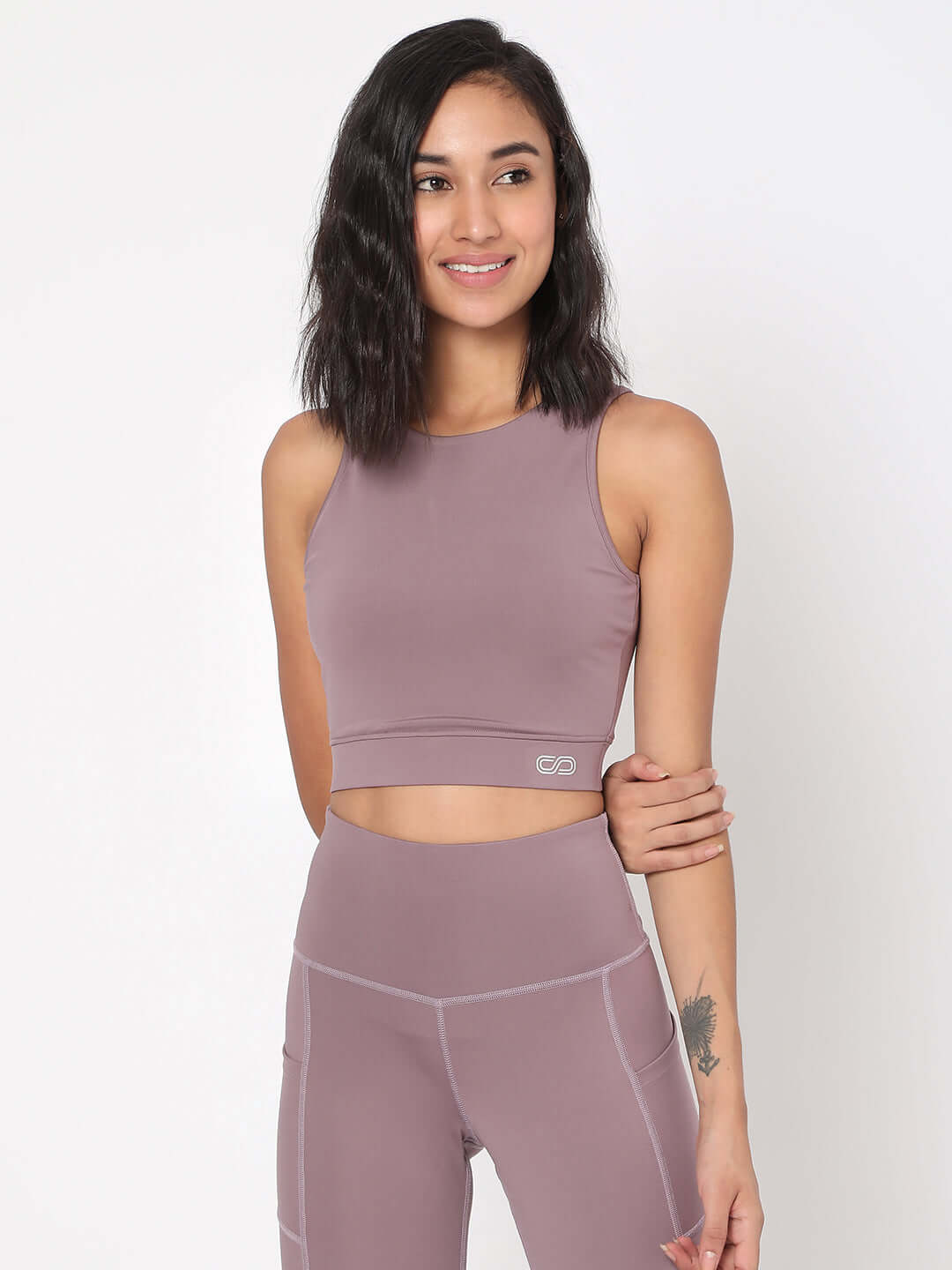Shop-Nirvana Cross Back Crop Top & Aura Leggings