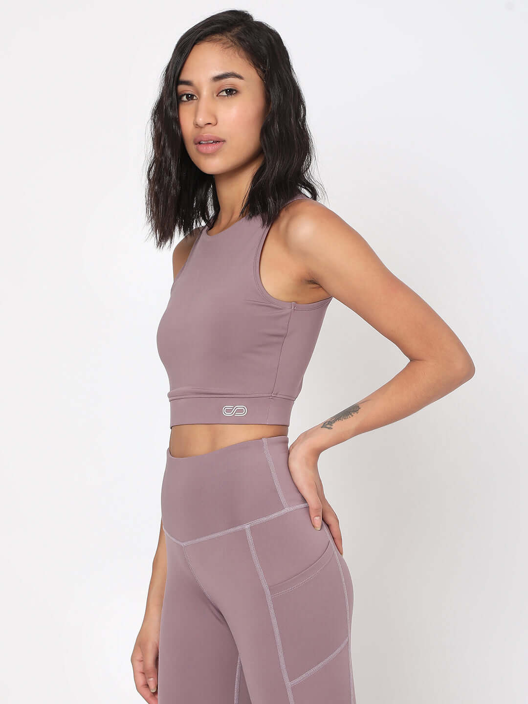 Shop-Nirvana Cross Back Crop Top & Aura Leggings