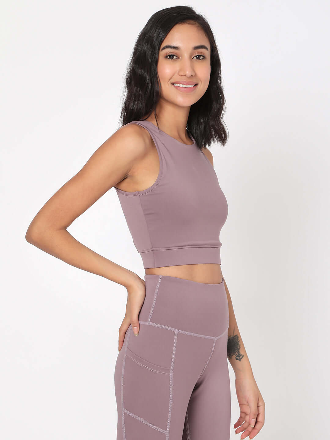 Shop-Nirvana Cross Back Crop Top & Aura Leggings