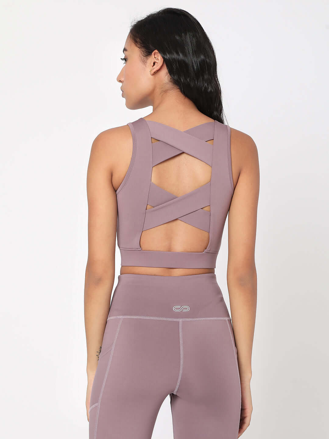 Shop-Nirvana Cross Back Crop Top & Aura Leggings