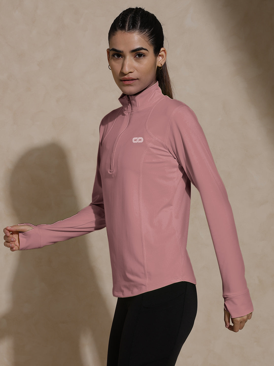Best Women's Day Gift Ideas : Ath Runner Zip Neck Rosewood