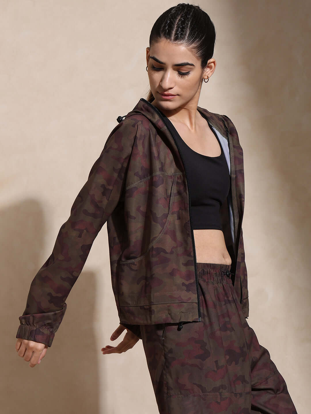 Army Camo Tracker Cargo Pants & Cargo Jacket